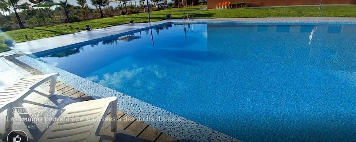 Daire Appartement Entoure De Verdure, Grande Piscine Marakeş Fas
